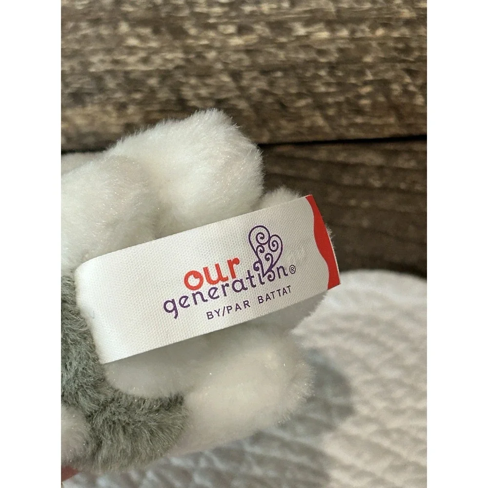 Our Generation Dog Plush Pet Toy‎ Siberian Husky Puppy White W/accessories